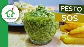 Pesto Sos Tarifi  Evde Pesto Sos Nasıl Yapılır [upl. by Lebasiairam842]