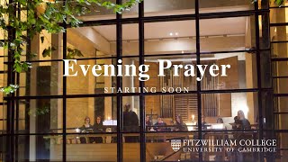 27 Oct 2024 Live Sung Evening Prayer Fitzwilliam Chapel [upl. by Annelg870]