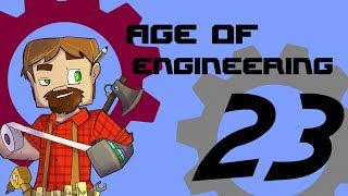 FTB Age of Engineering 110 Minecraft Episode 23 Cobble Gen Compacting Drawers and Rabbit Holes [upl. by Rhodie]