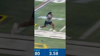 360lb T’Vondre Sweat 40 yard dash nflcombine nfl texas football shorts [upl. by Llirrehs]