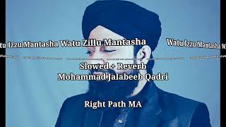 Watu Izzu Mantasha  Slowed  Reverb  Mohammad Jalabeeb Qadri  Right Path Ma 2023 [upl. by Piane]