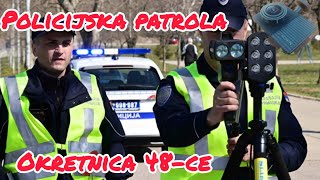 Policijska patrola  Beograd Rakovica Jelezovac okretnica autobusa 48 [upl. by Perle629]