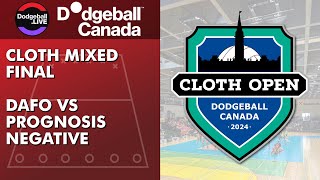 DAFO vs Prognosis Negative  Cloth Mixed Final  Canadian National Dodgeball Championships 2024 [upl. by Lerrad]