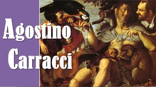 Agostino Carracci  A collection of 59 Paintings HD Baroque [upl. by Herc]