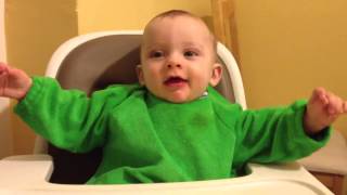 7 month old baby talking  hilarious [upl. by Auj893]