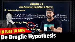 47Chapter  10  Dual Nature Of Radiation amp Matter  De Broglie Hypothesis  Physics Baba 2O [upl. by Cirle]