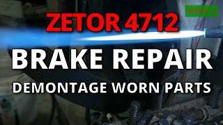 ZETOR 4712 BRAKE REPAIR part 2 [upl. by Yramliw]