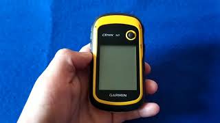 GPS Garmin Etrex 10  Tutorial 1 [upl. by Gehman]