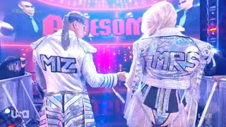 The Miz amp Maryse Entrance  RAW November 29 2021 [upl. by Deina608]