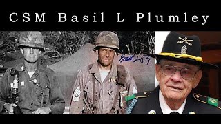 Command Sergeant Major Basil Plumley  A True Badass We were Soldiers [upl. by Arramahs]