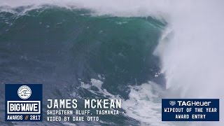 James McKean at Shipsterns  2017 TAG Heuer Wipeout of the Year Entry  WSL Big Wave Awards [upl. by Francesco]