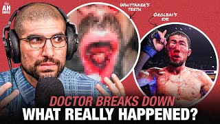 Sports Doctor explains Robert Whittakers horrific injury others  The Ariel Helwani Show [upl. by Yart139]