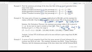 Elementary Statistics Chebyshevs Theorem [upl. by Manlove]