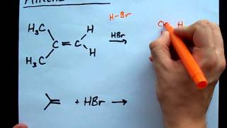 Alkene  HBr Reaction  Alkyl bromide [upl. by Hsatan369]