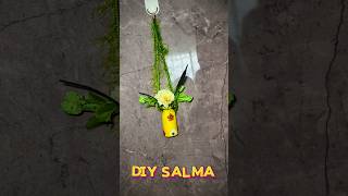 how to make a beautiful wall hanging flower 🌹🌷 pot with mini bottle at home 🏡😁diy craft [upl. by Eyaj176]