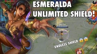 MOBILE LEGENDS  ESMERALDA UNLIMITED SHIELD ENDLESS SHIELD [upl. by Gilbye339]