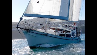 Herreshoff 40 Ketch Cruising Yacht  Walkthrough [upl. by Manvel502]