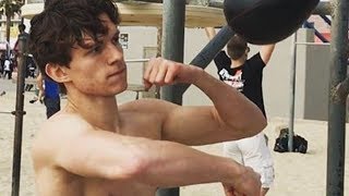 How Tom Holland Got Ripped To Play SpiderMan [upl. by Ydieh]