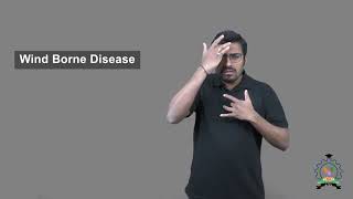 quotWind Borne Diseasequot  Indian Sign Language  How to Sign [upl. by Ardnnek304]