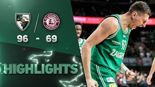 Highlights Zalgiris runs over Lietkabelis at home [upl. by Romelda]