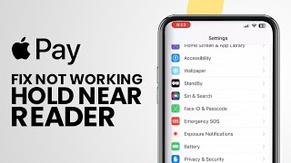 Apple Pay Not Working Hold Near Reader  How To Fix Apple Pay Not Working On iPhoneiPad 2024 [upl. by Yuu]