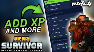 ⚒DEEP ROCK GALACTIC SURVIVOR Cheats🛠 Add XP Godmode Set Level  Trainer by PLITCH [upl. by Ttevi]