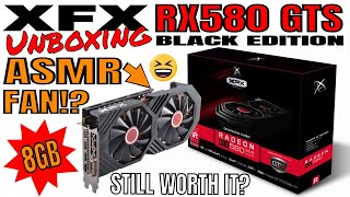 XFX RX580 GTS 8GB Black Edition Unboxing Still a worth buying GPU [upl. by Alauqahs]