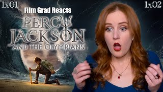 Is Percy Jackson good  Eps 1 amp 2 Reaction [upl. by Northington]