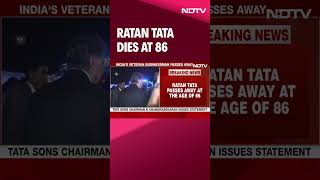 Ratan Tata Dies At 86 Tata Conglomerates Chairman Emeritus Dies At Mumbai Hospital [upl. by Mike]