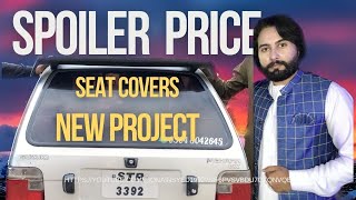 Suzuki mehran Spoiler priceArm rest seat coversfloor mats pricesRE info [upl. by Eiramnerual]