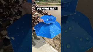 Product Link in Bio  245  ▶️ Outdoor Double Layer Fishing Umbrella Hat [upl. by Nwahsal]