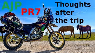 AJP PR7 review after 11000 kilometers trip [upl. by Nylasej]