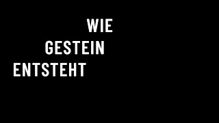 Wie Gestein entsteht  Gedicht 33  Hannes Sonntag [upl. by Narra880]