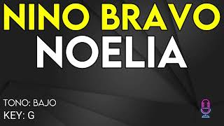 Nino Bravo  Noelia  Karaoke Instrumental  Bajo [upl. by Leiva]