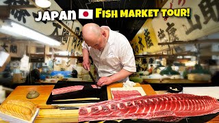 26 Course LUXURY Sushi Omakase amp NEW Toyosu FISH MARKET in Tokyo Japan [upl. by Teevens]