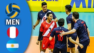 PERU vs ARGENTINA  Full Match  Mens Volleyball Sudamericano de voley masculino 2021 [upl. by Daffi]