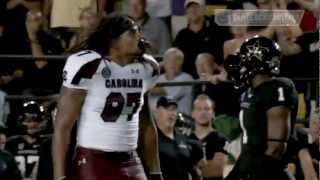 Highlights Justice Cunningham  South Carolina Football [upl. by Trout]