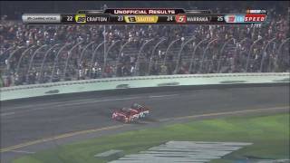 HD 2012 CWTS Daytona  NextEra Energy Resources 250  Wild Finish  Coulter Crash Into Catch Fence [upl. by Aitropal]