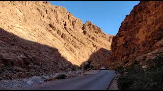 Todra Gorge Morocco December 2022 Corvette C6 exhaust drive by [upl. by Godliman]