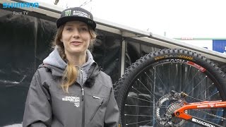 Bike Talk  Manon Carpenter about her Saracen Team Carbon Myst  SHIMANO [upl. by Yduj986]