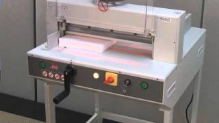 Formax CutTrue 15M  16M  22S Guillotine Paper Cutters [upl. by Ehsrop]