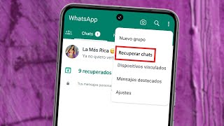 ✅ Como RECUPERAR conversaciones BORRADAS de WhatsApp 2024 Tutorial para recuperar Chats ELIMINADOS [upl. by Enyamart]