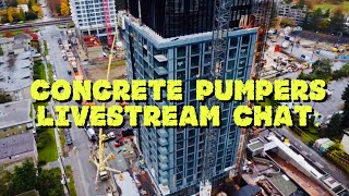 Concrete Pumpers Livestream Crazy Jobs Weve Pumped [upl. by Bently242]