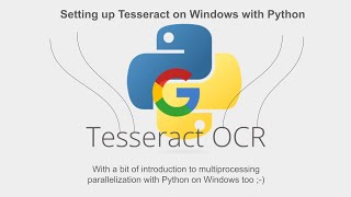 How to Install Tesseract OCR on Windows and use it with Python [upl. by Annyl543]