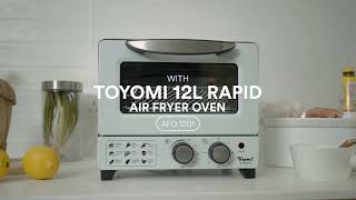 Making Crab Rangoon with Toyomi Rapid Air Fryer Oven AFO1201 [upl. by Nnewg]