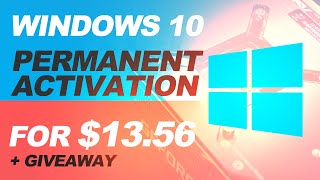 How to PERMANENTLY Activate Windows 10 Pro for UNDER 14  GIVEAWAY [upl. by Yeldud]