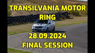 Transilvania Motor Ring  28092024  Dacia Logan onboard  final session [upl. by Nowtna118]