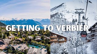 How to get from Geneva  Verbier by train via Martigny [upl. by Innes]