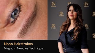 Hairstroke shading technique Magnum Needles [upl. by Koller178]