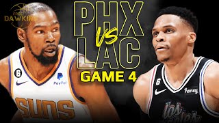 Phoenix Suns vs Los Angeles Clippers Game 4 Full Highlights  2023 WCR1  FreeDawkins [upl. by Elmina]